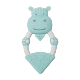 Textured Baby Animal Teether - Chewy the Hippo