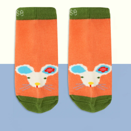 Maura the Mouse Socks - For 6 to 12 months