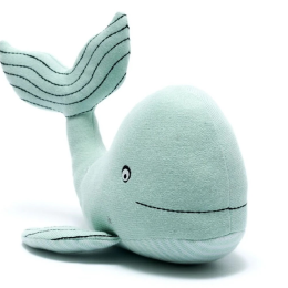 Organic Cotton Sea Green Whale