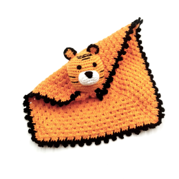 Fair Trade Cotton Crochet SleepyTiger Comforter