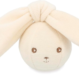 Rabbit Rattle Ball - Cream