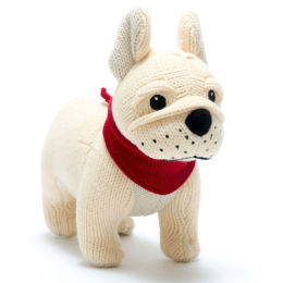 Knitted French Bulldog - Medium size