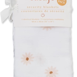 Lulujo - Daisy design Muslin Security Comforter/Blanket 2pk