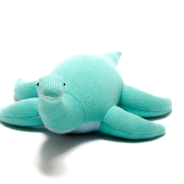 Knitted Ice Blue Plesiosaurus - Medium