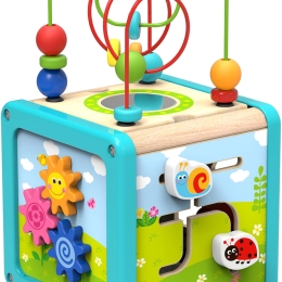 Wooden Activity Play Cube