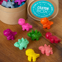 Dinosaur Tub of Crayons