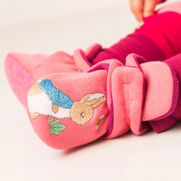 Peter Rabbit Autumn Leaf Booties - For 0 to 6 months