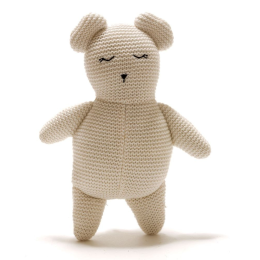 Organic Teddy Bear in White