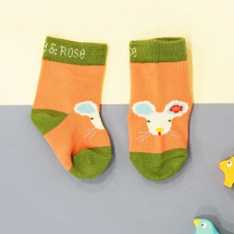 Maura the Mouse Socks - For 6 to 12 months