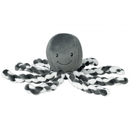 Piu Piu Octopus - Anthracite and White