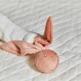 Rabbit Rattle Ball - Terracotta