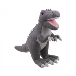 Wilberry Knitted - Large Grey T-Rex