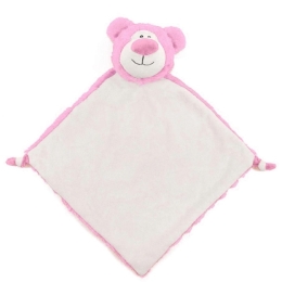 Pink Bear Comfort Blanket