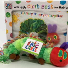 Very Hungry Caterpillar Soft Toy and Snuggly Cloth Book