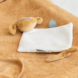 Nattou Charlie - Mini Comforter/Doudou Cream