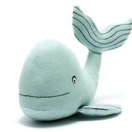 Organic Cotton Sea Green Whale