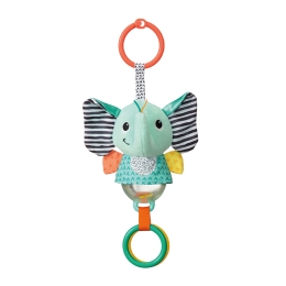 Infantino - Light and Chime Sensory Rattle Elephant