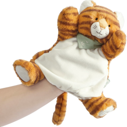 Kaloo - Les Amis - Papaye the Tiger Hand Puppet/Doudou Comforter