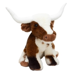 Medium Texas Longhorn Brown Cream Highland Coo