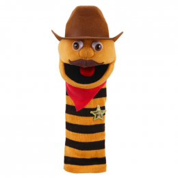 Cowboy - Sockette Sock Puppet