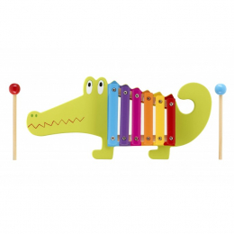 Wooden Crocodile Shaped Xylophone