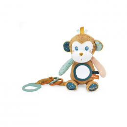 Kaloo Jungle - Sam the Monkey Mirror Rattle Activity Toy