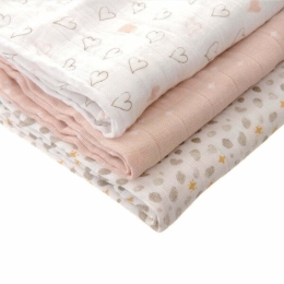 Dusky Pink - Set of 3 Muslins