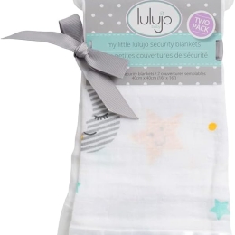 Lulujo - DreamlandDesign Muslin Security Comforter/Blanket 2pk