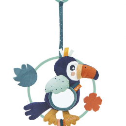 Kaloo Jungle - Alban the Toucan Mirror Rattle Activity Toy